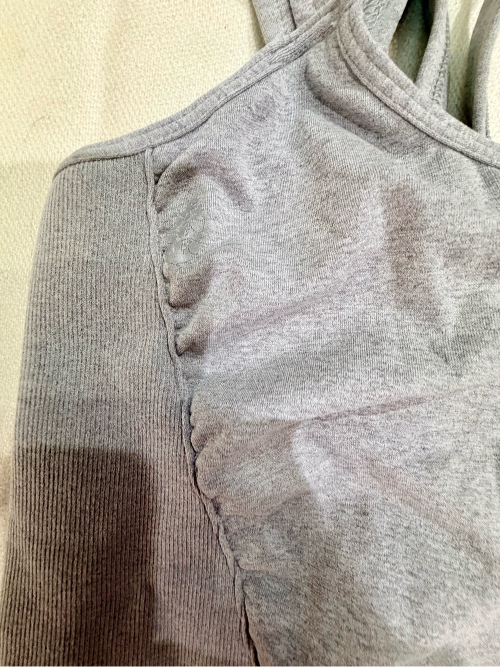 FP Movement by Free People Gray Strappy Seamless Bralette - Picture 2 of 5